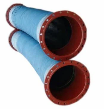 צינור גומי יניקה ופריקה של אוגן